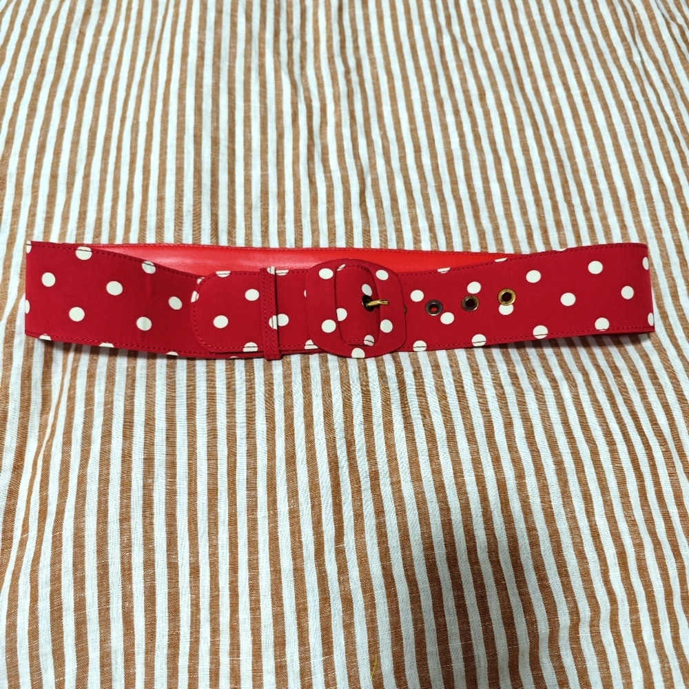 Moschino Polka Dot Waist Belt